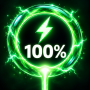icon 3D Battery Charging Animation
