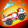 icon Fire Fighters Racing: Fireman Drives Fire Truck