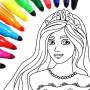 icon Princess Coloring Game